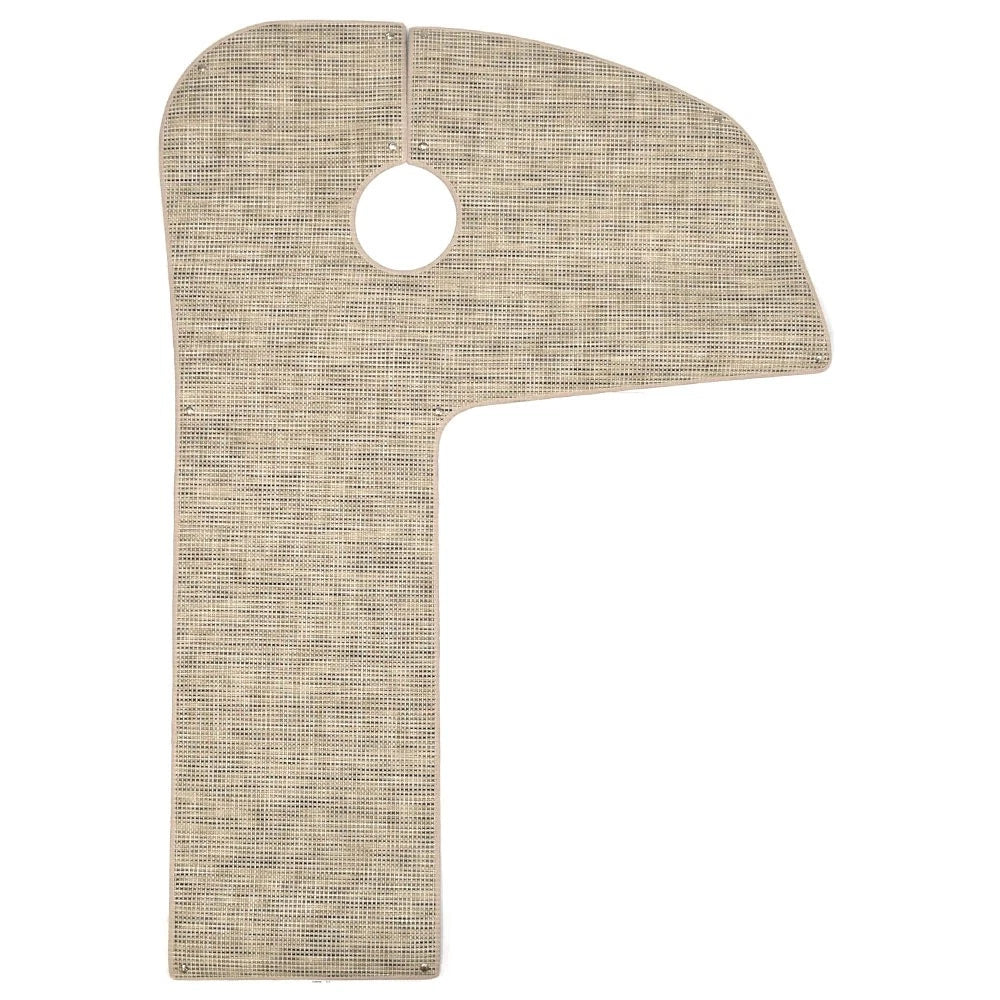 Cobalt Boat Snap-In Mat 407338 - Syntec Beige Woven Vinyl