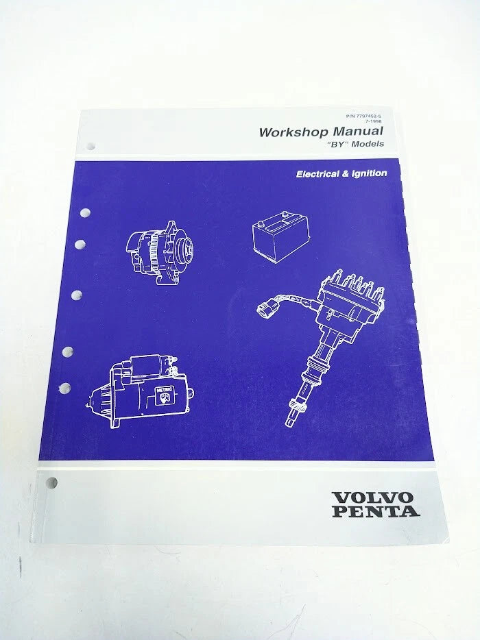 Volvo Penta 7797452, "BY" Models Electrical Ignition Workshop Manual