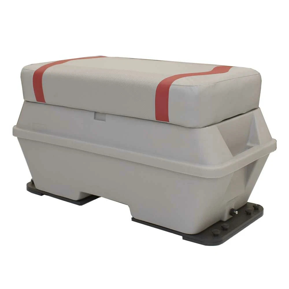 G3 Boat Cooler Seat 73523073 - Gator Tough Jon 2018 65 Quart Gray Red