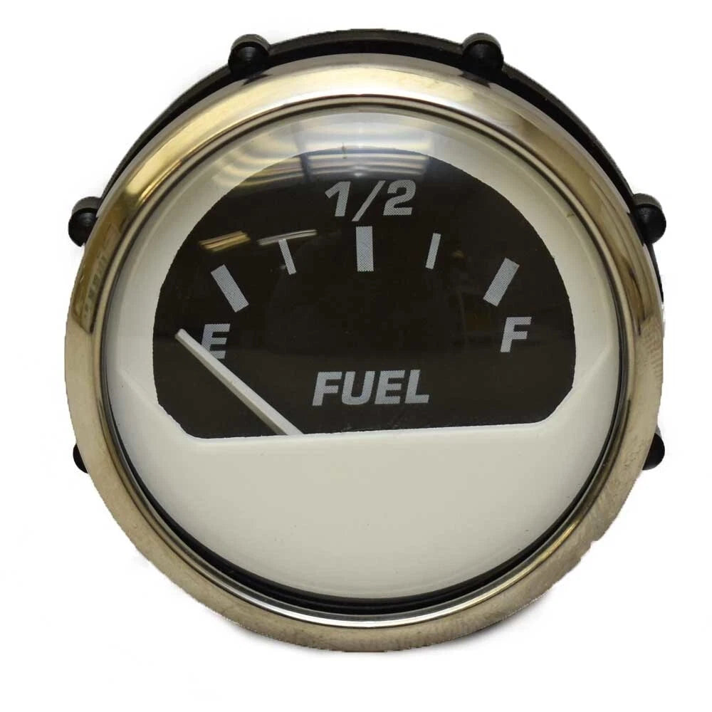 Faria Boat Fuel Gauge GP2046A - Chaparral 2 Inch Black White