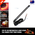 Flexible 32LED Strip Light Tail Brake Stop Turn Signal Light for Motorcycle 20cm