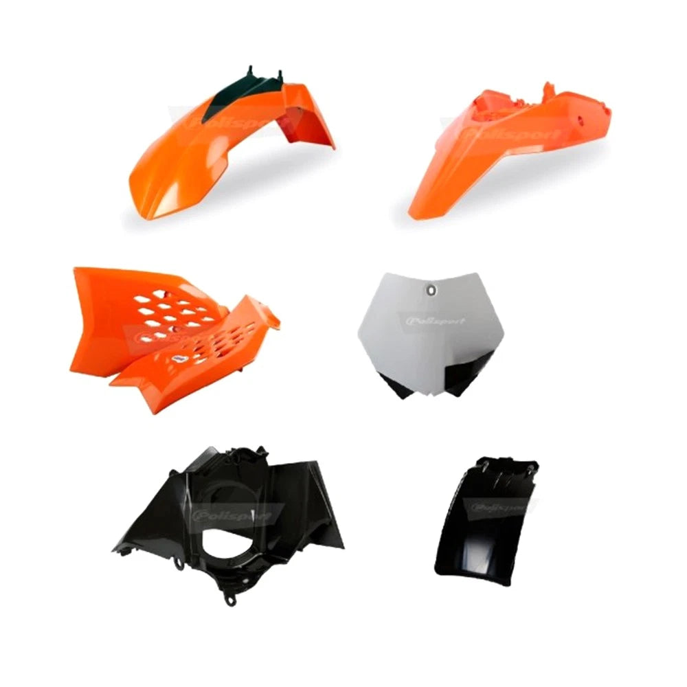 POLISPORT PLASTIC KIT KTM SX65 2012-2015, OEM 13-15