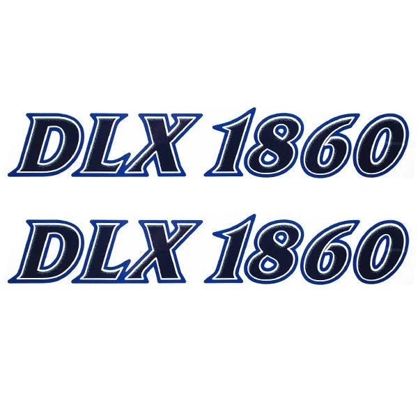 G3 Boat Brand Decal 73404458 - Blue - White - Black DLX 1860 (pair)