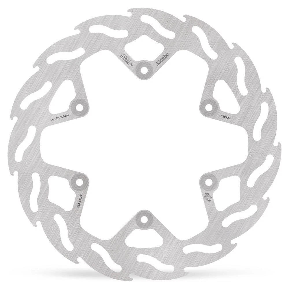 MotoMaster Flame Fixed Rear Brake Disc for Yamaha YZ450F 2003-2017
