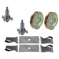 Deck Rebuild Kit Fits Sears 42" Deck Lawn Mowers - Blades-Pulleys -spindles