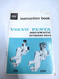 Volvo Penta 2515, Aquamatic Outboard Drive Instruction Book