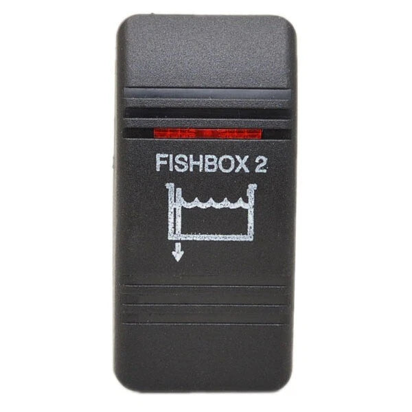 Carling Boat Rocker Switch Cover - FISHBOX 2 Lighted Actuator
