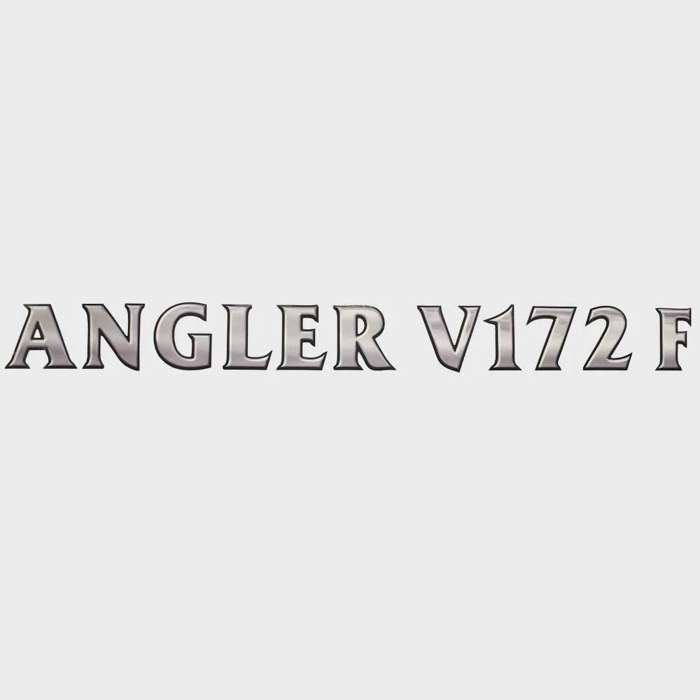 G3 Boat Model Decal Sticker 73405086 - Angler 172F Silver Black