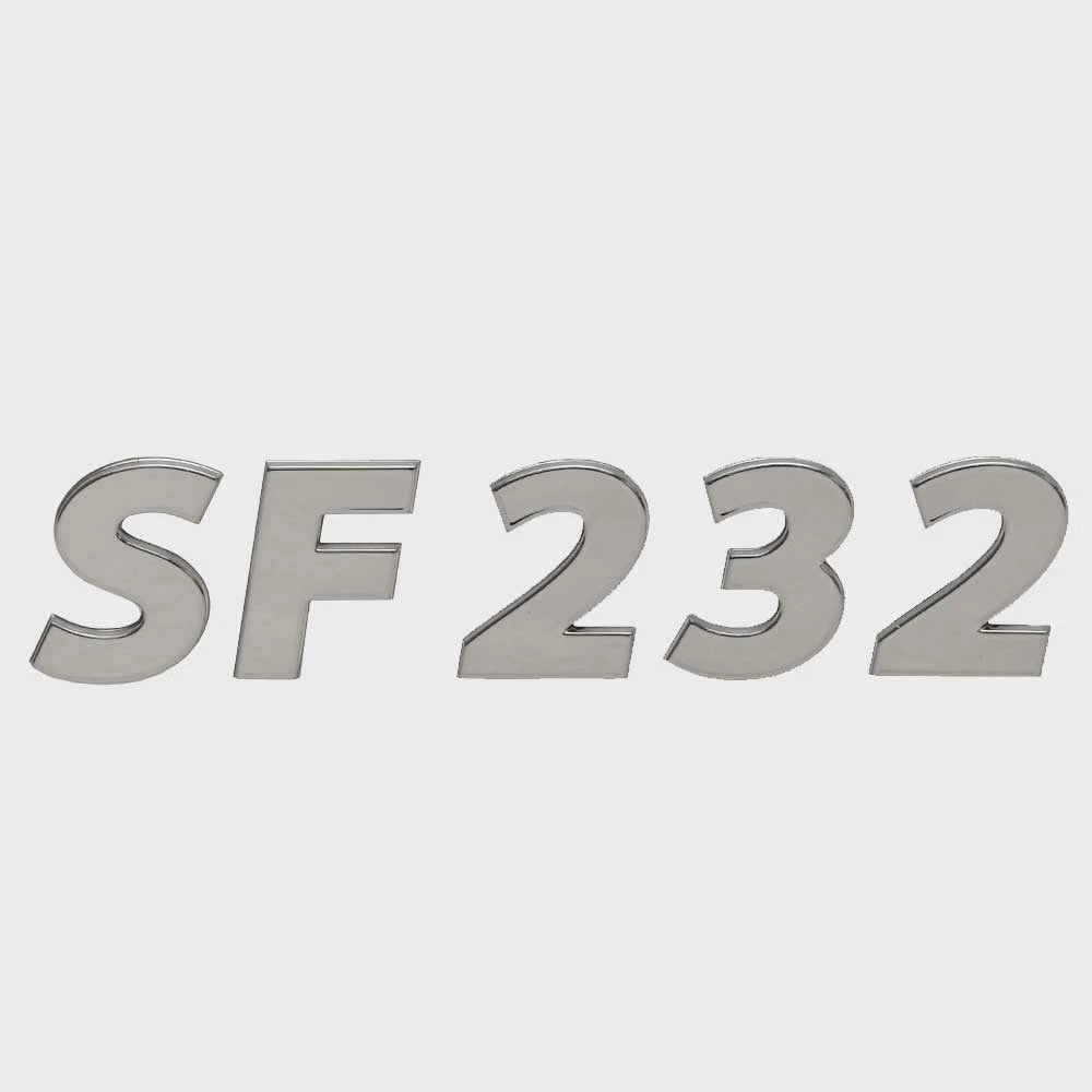 Lowe Boat Raised Emblem Decal 2156203 - SF232 Silver SL24 Sticker