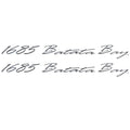 Lund Boat Decal Stickers - 1685 Batata Bay (set of 2)