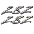 Rinker Boat Brand Decal - 282 White - Gray 9 1/2 X 2 1/2 Inch (pair)