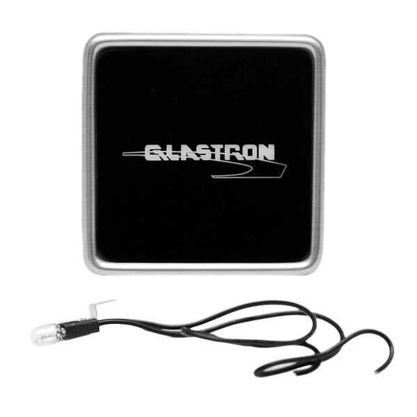 Glastron Boat Illuminated Emblem Panel - 4 3/4 X 4 3/4 Inch Black