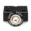 Carling Boat Circuit Breaker 70520 - CLB Press-to-Reset 40A Black