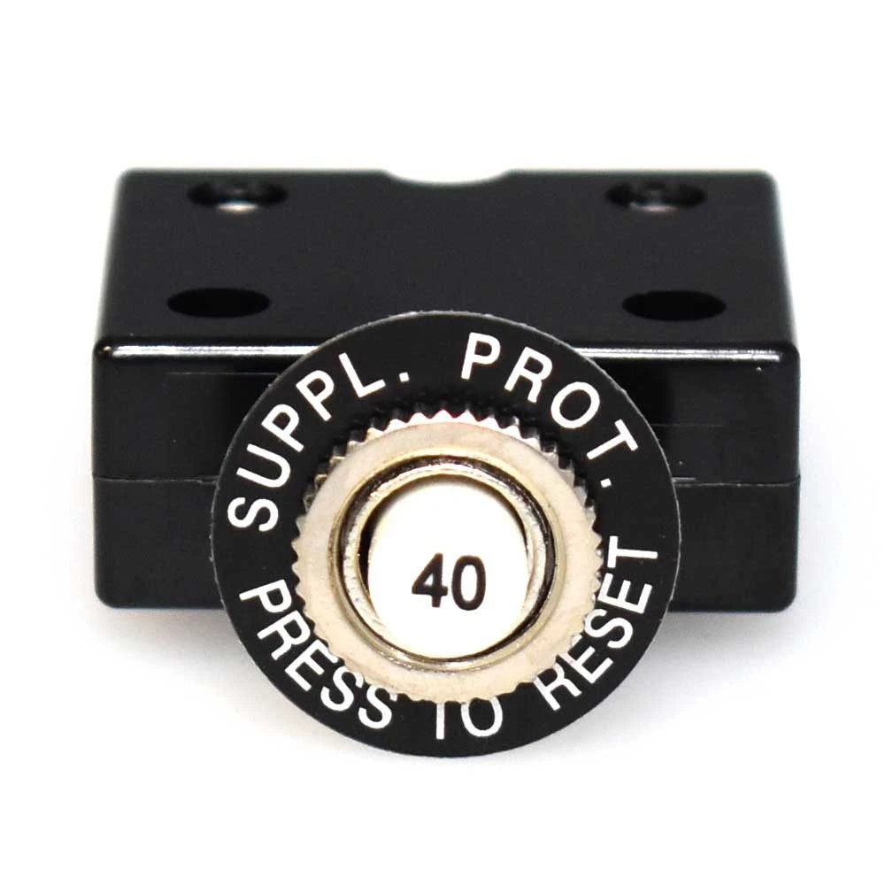 Carling Boat Circuit Breaker 70520 - CLB Press-to-Reset 40A Black