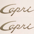 Bayliner Boat Model Decal - Capri Glitter Silver Sticker (pair)