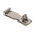 Gemlux Boat Hinged Hasp Latch 1246 - Stainless Steel Silver (2 Pieces)