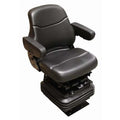Mid Back Vinyl Seat with Mechanical Suspension Fits Caterpillar AT377302 AT407315