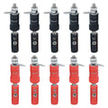 Accessories Socket Connectors PA Nylon and Alloy Speaker Wire Cable 10pcs