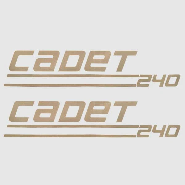 Weeres Pontoon Boat Decal 30000342 - Cadet 240 Gold Stickers (pair)