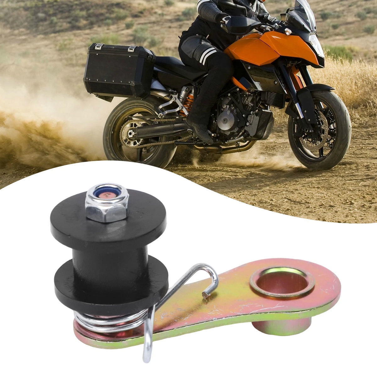 Simple and Reliable Chain Roller Guide Tensioner for Quad Dirt Bike ATV