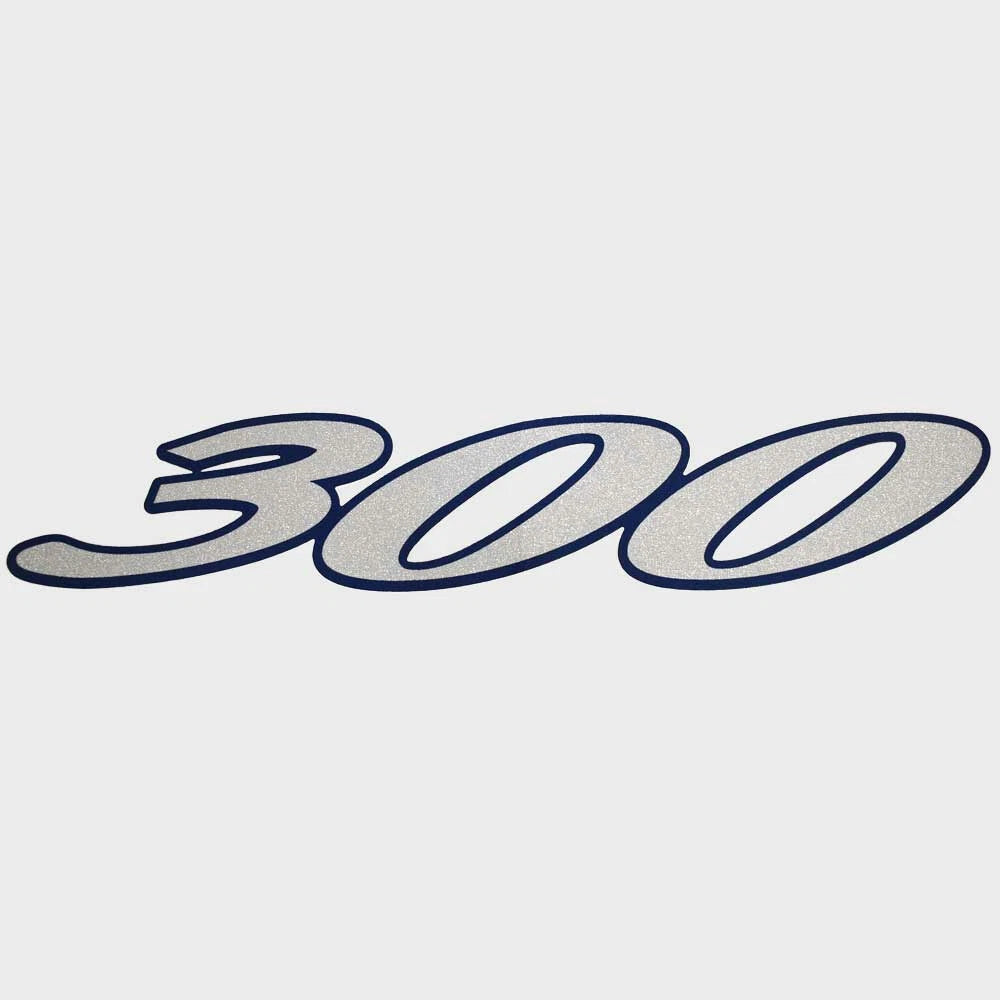 Cruisers Boat Model Decal Sticker V1969200 - 300 Express Silver Blue