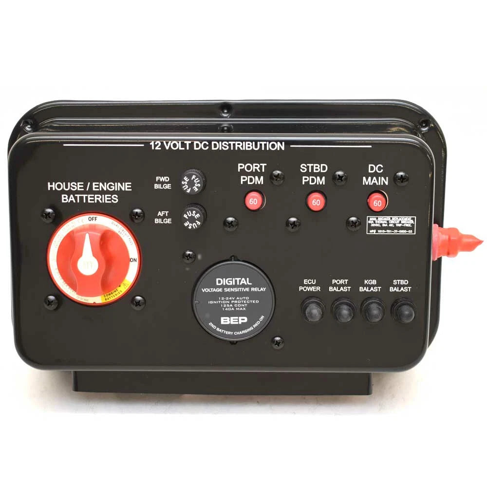 MasterCraft Boat Battery Switch Panel 501221A - XT22 - XT23 Black