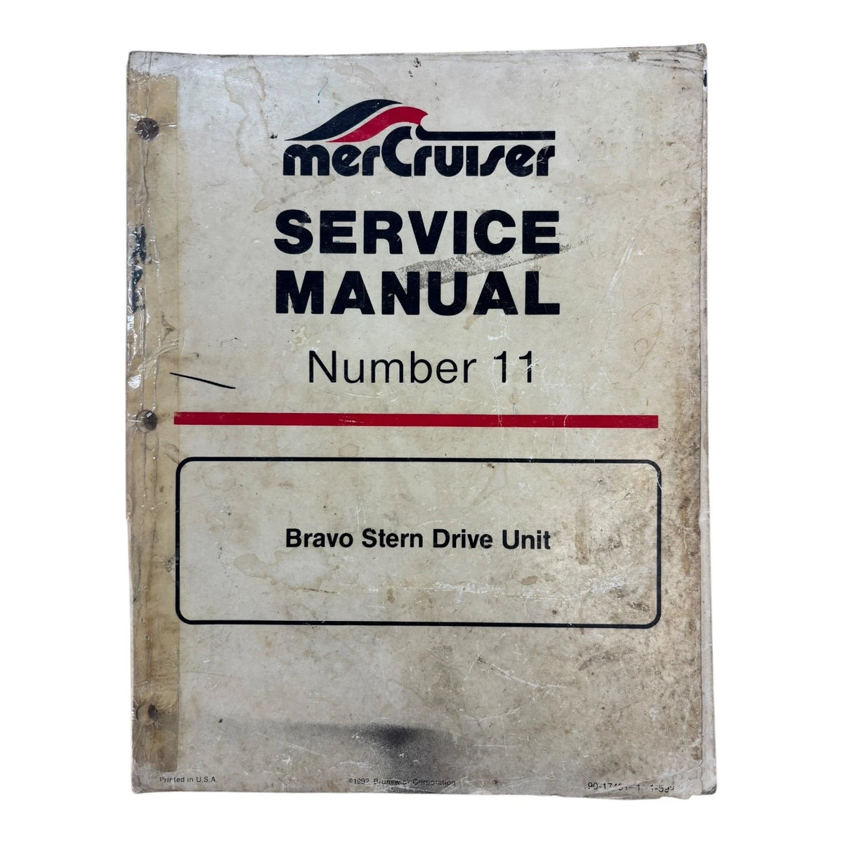 MerCruiser 90-17431 - 1, Bravo Stern Drive Unit Service Manual #11 (1995)