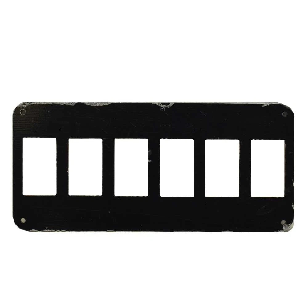 Hurricane Boat Blank Panel Switch 410426 - 2690 SunDeck 7 Inch Black