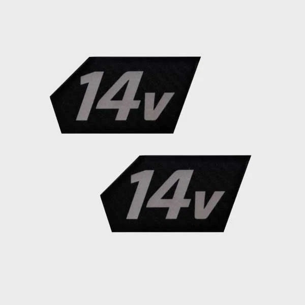 Mastercraft Boat Emblem Decal Sticker 7502011 - X 14V Black (pair)