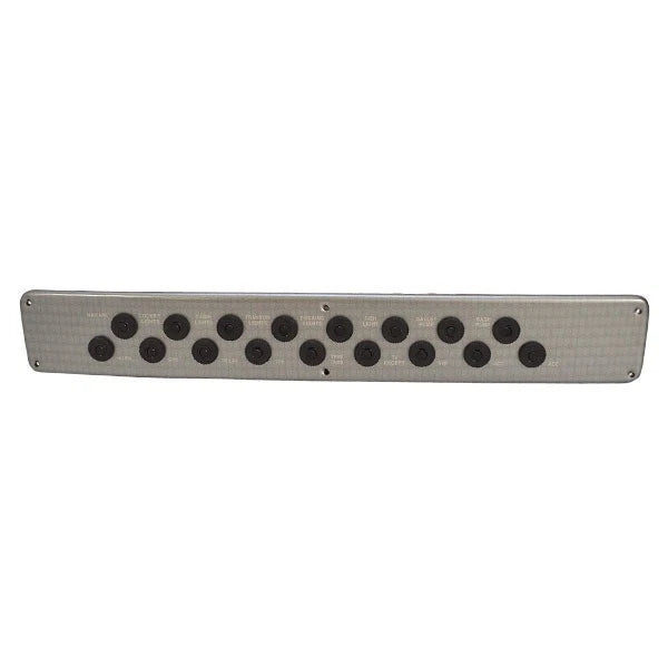 Rinker Boat Breaker Panel - Push Button 17 1/2 X 2 1/2 Inch