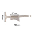 Dual Scale Stainless Steel Welding Gauge for Pipe Welding and Assembly Checks
