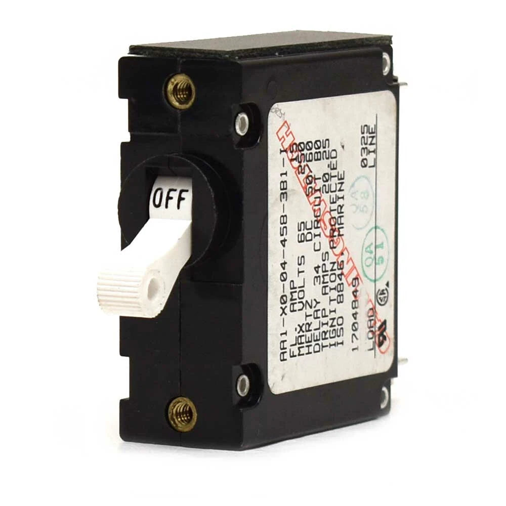 Carling Boat Circuit Breaker Switch AA1-X0-04-458- 381-I - 15A ON/OFF