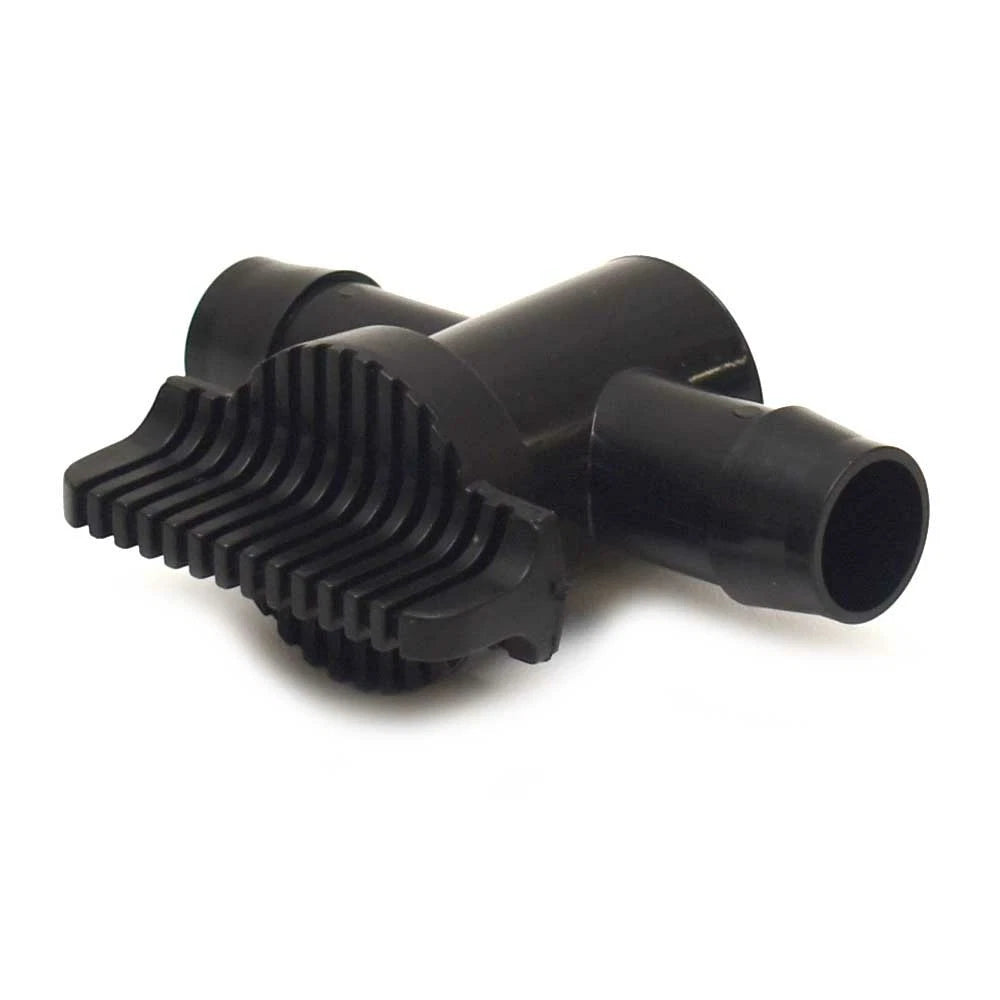 Boat Shut Off Valve 8200608 - Black Plastic 3/4 Inch