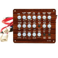 Sea Ray Boat Breaker Switch Panel 1955862 - Woodgrain 7 1/2 X 6 Inch