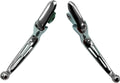 HARDDRIVE Chrome Brake & Clutch Levers - Fits Harley Softail 2015-2017