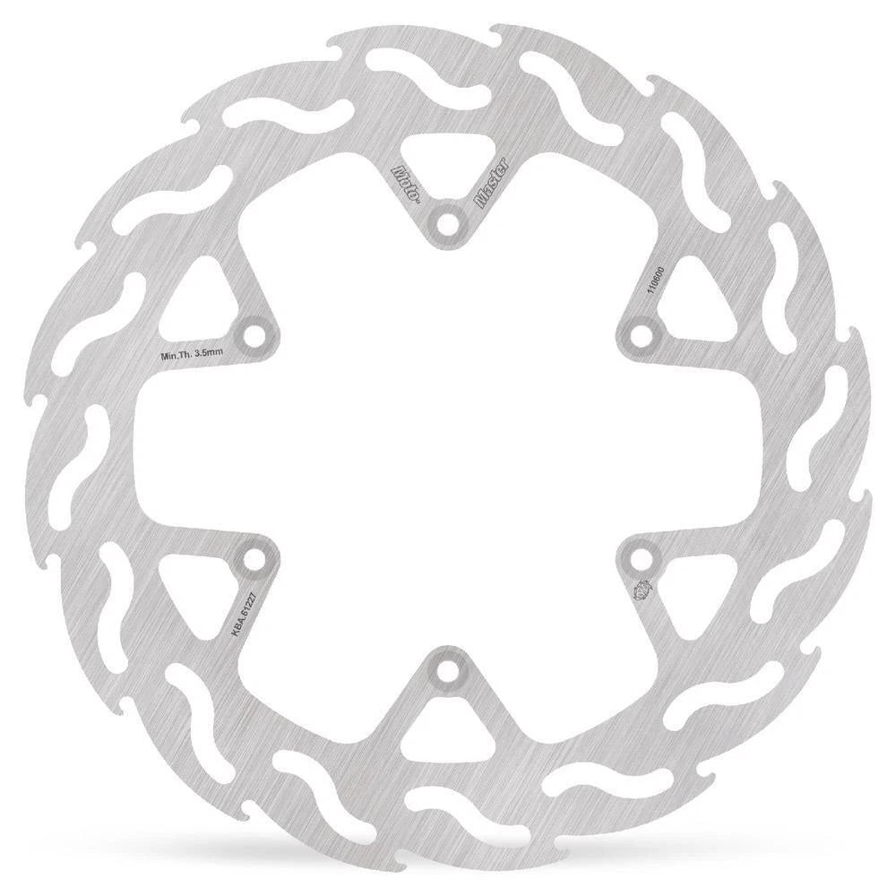 MotoMaster Flame OS Fixed Rear Brake Disc for KTM 525 EXC 2004-2007