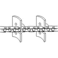 AMAH162441 Clean Grain Elevator Chain, Rubber Paddles