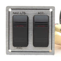 Godfrey Pontoon Boat Switch Panel F06133080 - with Fuse Block 3 X 3 Inch