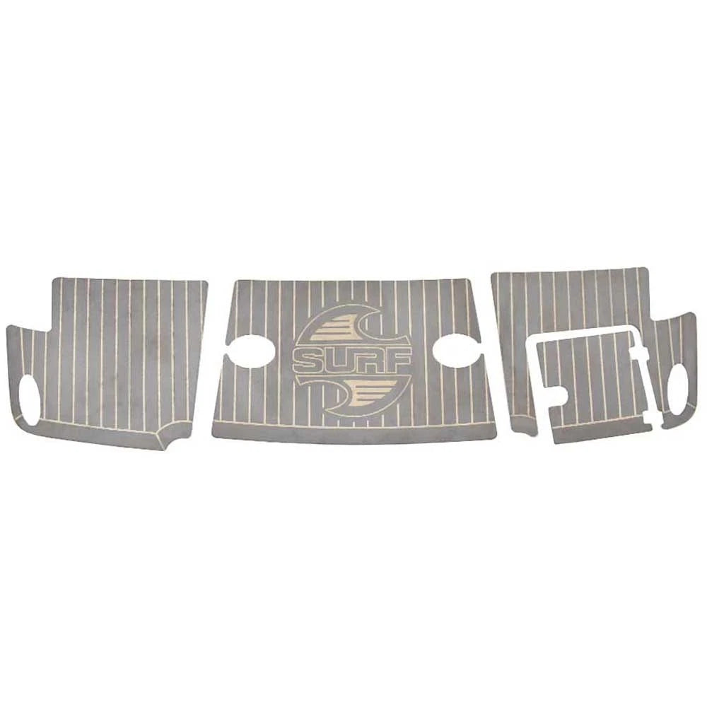 Chaparral Boat Swim Platform Mats 60.00483 - 257 SSX Gray/Tan (4Pc)