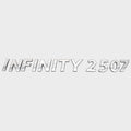 Lowe Boat Raised Decal 2147601 - Infinity 250 270 Silver 15 1/2 Inch