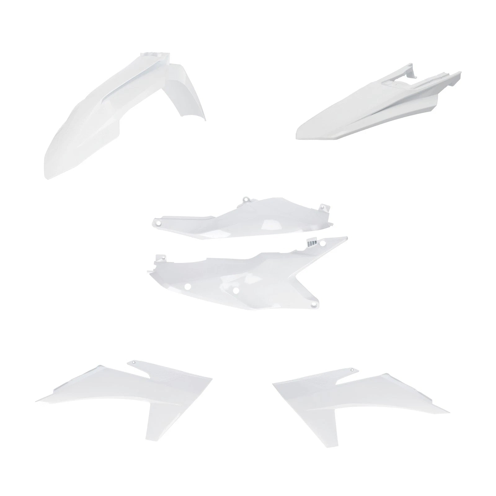 ACERBIS Plastic Kit for KTM Offroad Models 2010-2023 White