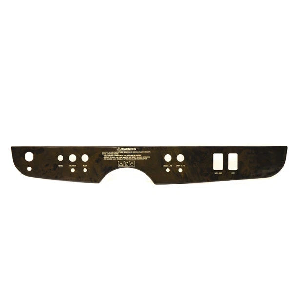 Four Winns Boat Blank Switch Panel 025-3525 - Funship Poplar Burlwood