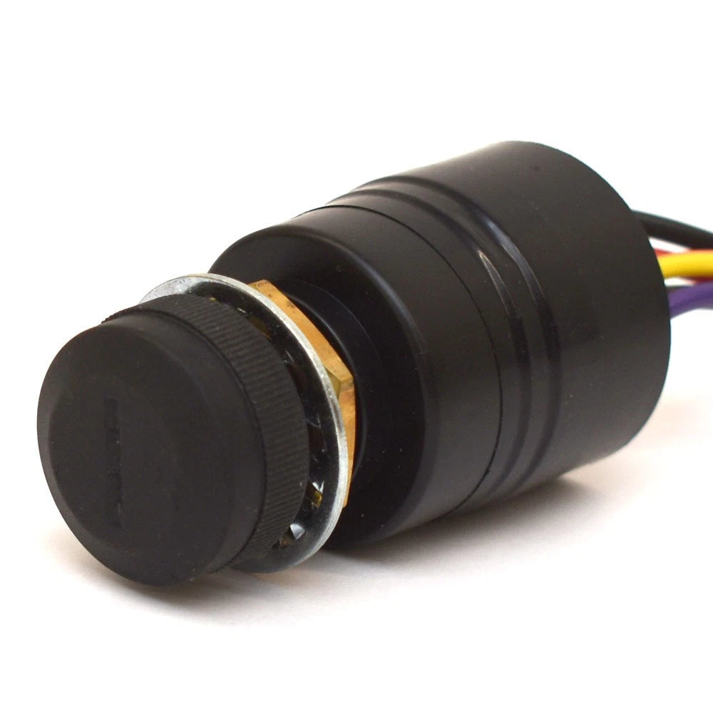 Boat Ignition Switch - 3-Position Push-To-Choke Deutsch 6-Pin