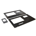 Pursuit C235 Boat Blank Chartplotter Panel 5513440 - Black (set of 3)