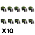 10 Pack Hiflo Chrome Oil Filter for Harley 1340 FXE Series 1982-1983
