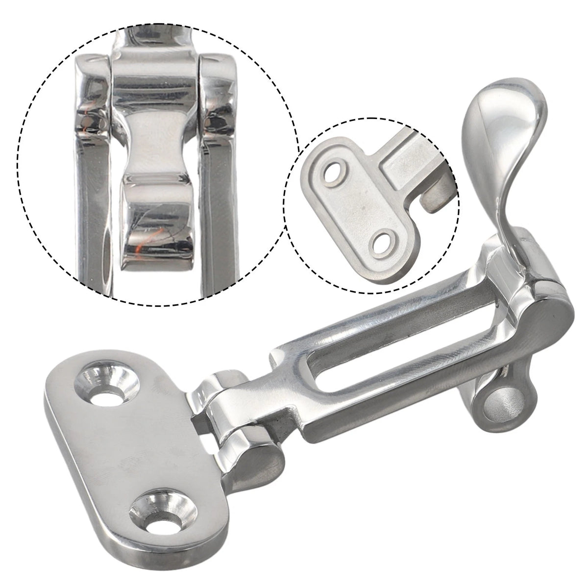 316 Stainless Steel Adjustable Latch Fastener for Boat Lock Hatch Deck Hinges