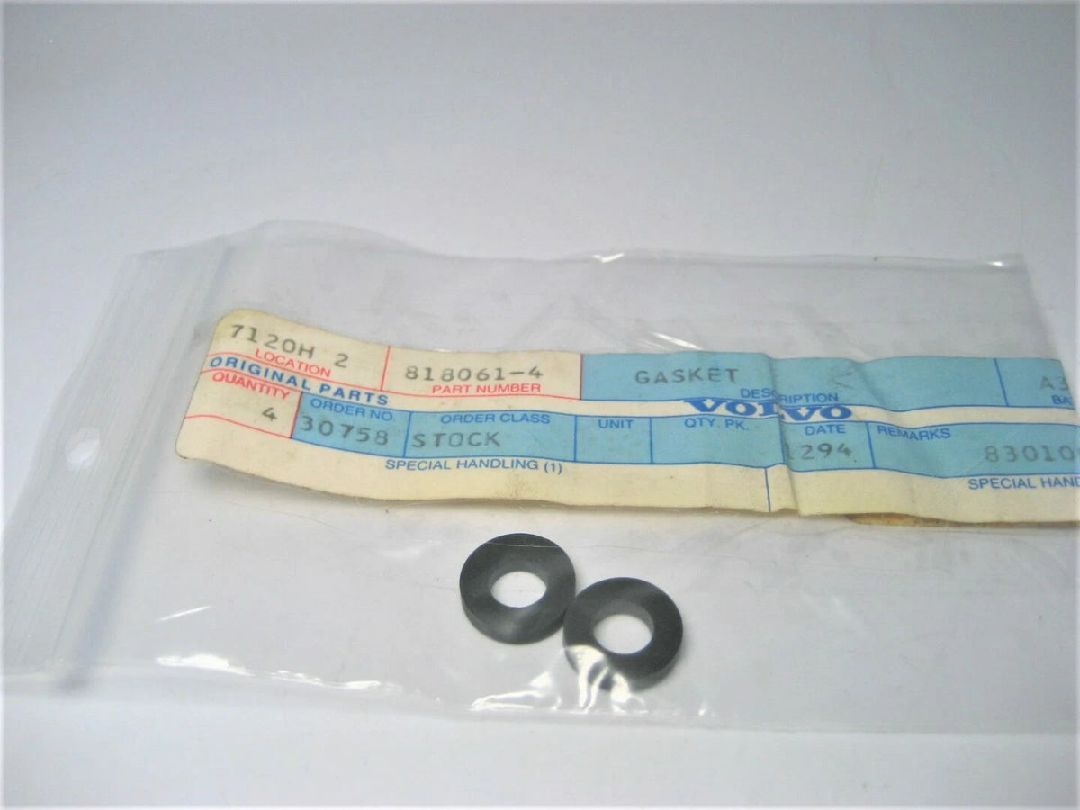Volvo Penta 818061 2 Pack MD AQD Boat Motor OEM Camshaft Protecting Ring Gasket