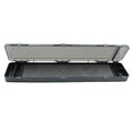 Compact Carp Fishing Tackle Box Black 34.5cm with Compartments Organizer