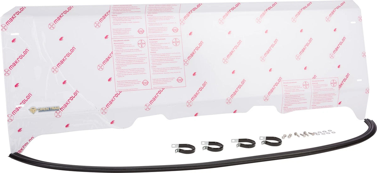 OPEN TRAIL Half Windshield for Polaris Ranger Crew 800 & 900 Models 2010-2012