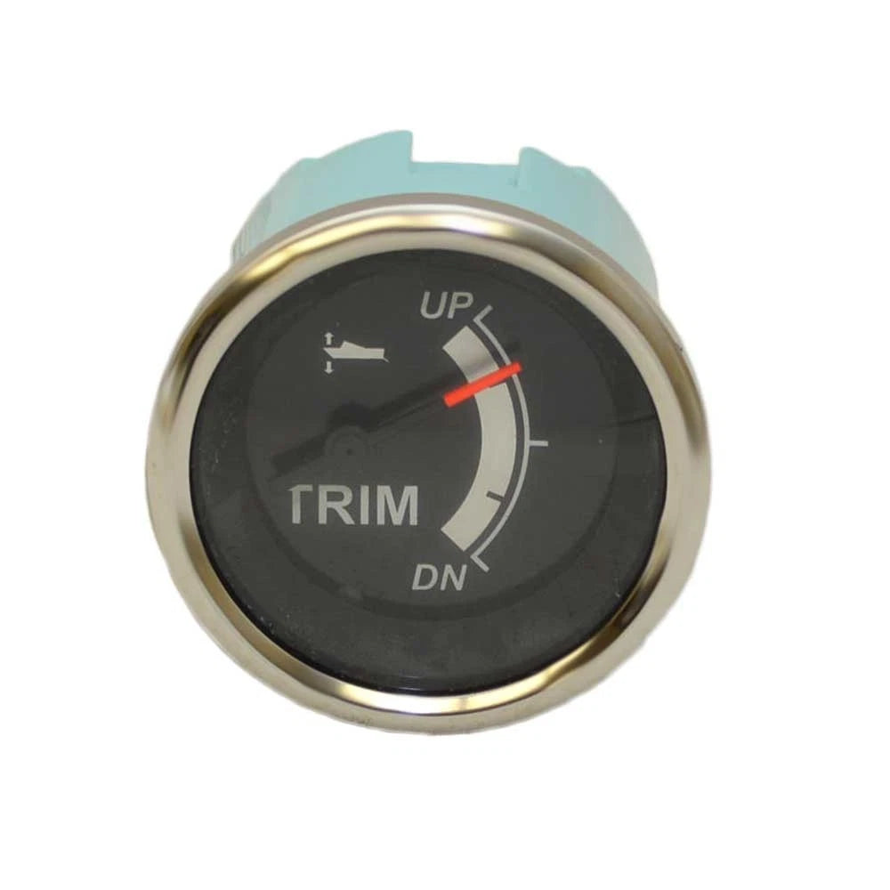 Teleflex Boat Trim Gauge 780816PMFB - Suzuki Sterling Silver 2 Inch